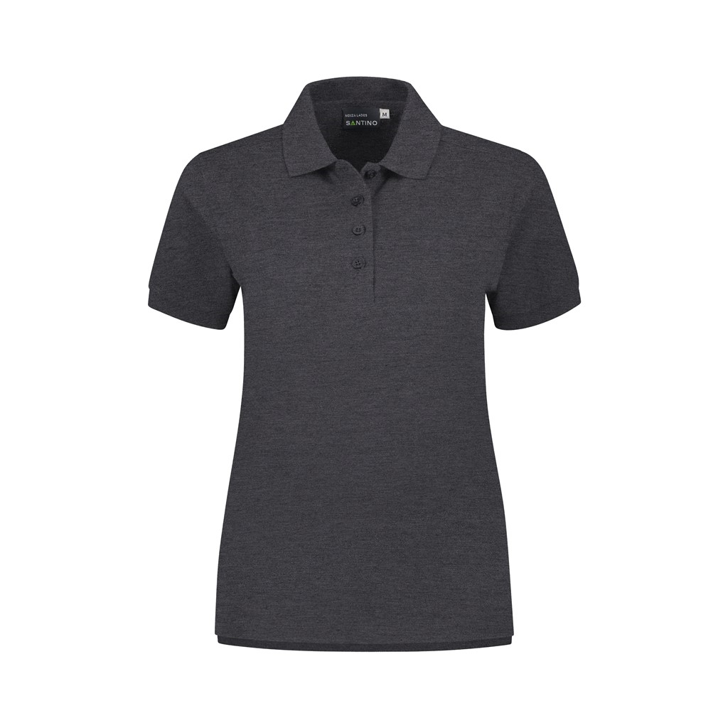 SANTINO Poloshirt Monza Dames - Zwart 8000 - XS