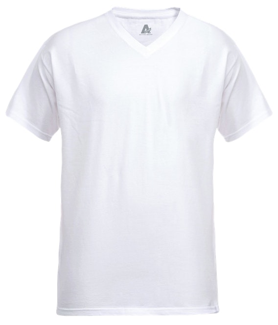 Acode 1913 T-shirt met v-hals (100241) - M - Wit 900