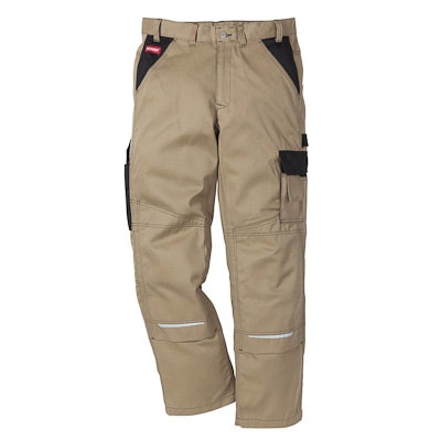 Fristads bi-colour werkbroek 100805 - 58 - Khaki / Black 299