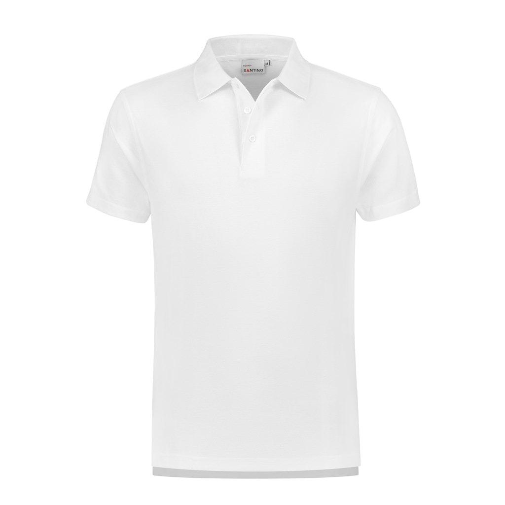 SANTINO Poloshirt Ricardo  - XXL - Wit 1000