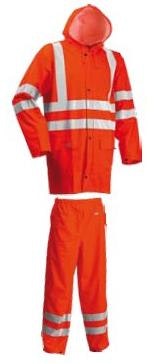 Lyngsoe LR 552 Jas en broek - Fluor oranje - 2XL
