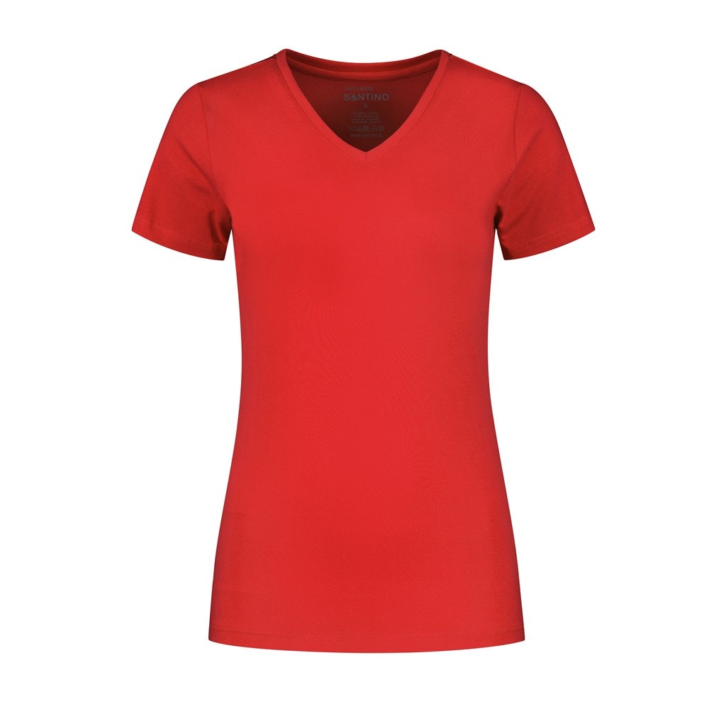 Santino T-shirt Jazz Dames - M - Rood 2000