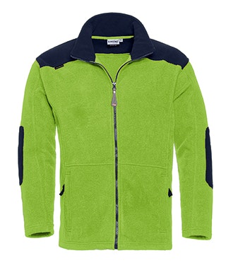 Santino polarfleece Trento - 4XL - Lime / Real Navy 5020