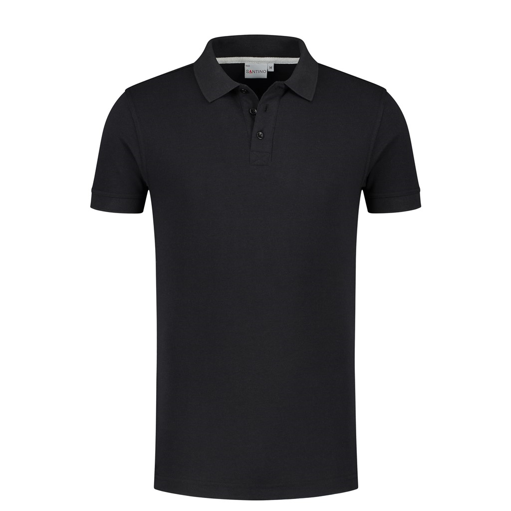 SANTINO Poloshirt Max+ - Zwart 8000 - XXL