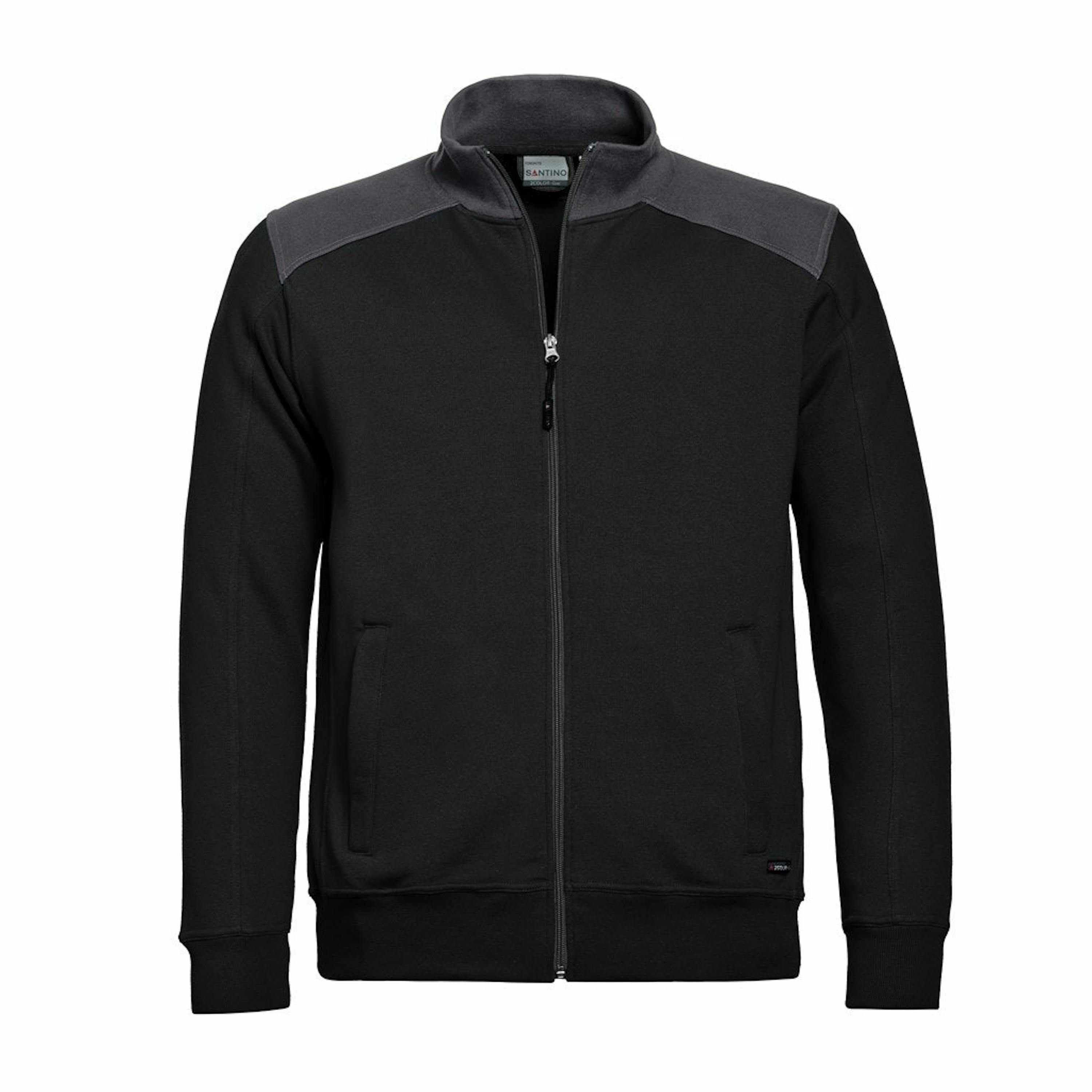 Santino sweatjack Toronto bi-colour - L - Black / Graphite 8216 Santino sweatjack Toronto bi-colour - L - Black / Graphite 8216