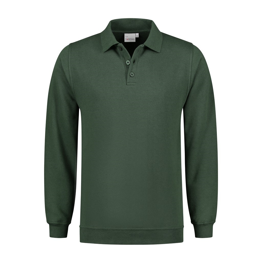 SANTINO Polosweater Robin - Donker Groen 5013 - XS