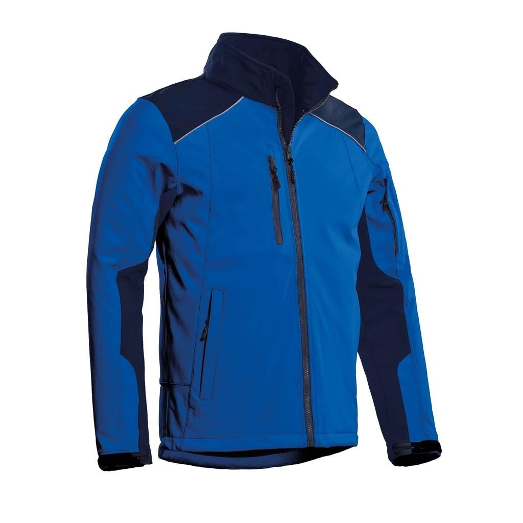 Santino softshell jacket Tour - 4XL - Royal Blue / Real Navy 6084 