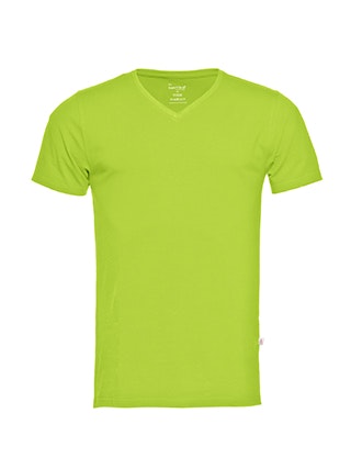Santino T-shirt Jazz V-hals - Lime 5016 - M