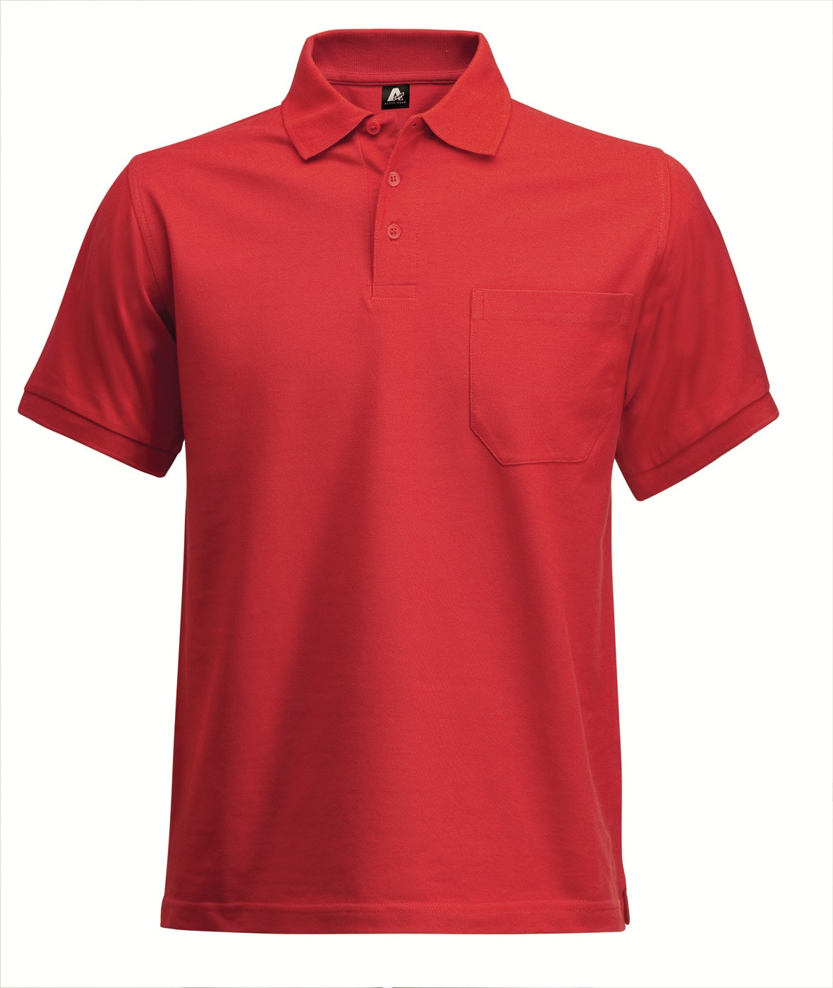 Acode 1721 Polo pique met borstzak (100219) - 4XL - Rood 331