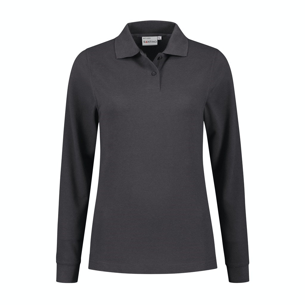 Santino Matt poloshirt Dames - XL - Graphite 8024