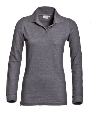 Santino Matt poloshirt Dames - M - Donker Grijs - Dark Grey 8021